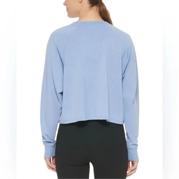 DKNY Lightweight Super Soft Blue Pullover - Picture 3 of 4
